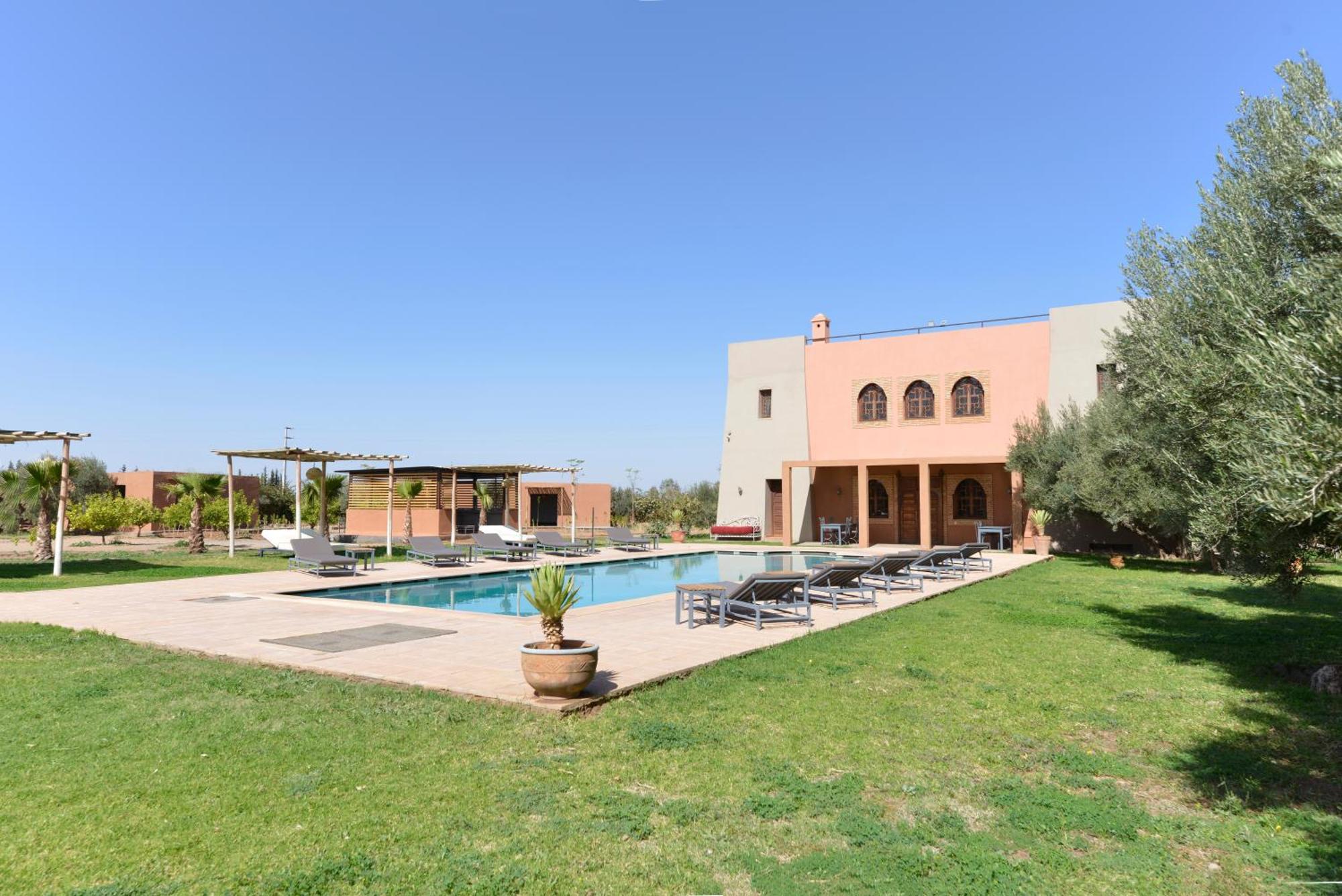 Villa Agora, Villa A La Campagne Proche Marrakech Sidi Abdallah Ghiat Экстерьер фото